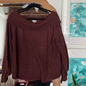 Tobi off the shoulder sweater